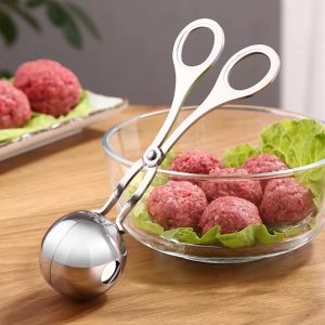 Stainless Steel Kofta Meatball Scoop Ball Spoon