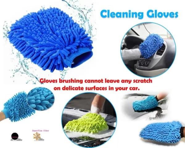 Microfiber Wash Mitt For Multipurpose use