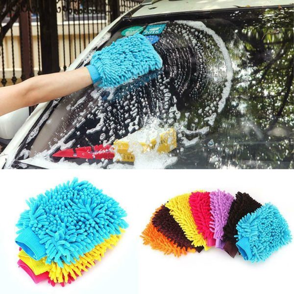 Microfiber Wash Mitt For Multipurpose use Gloves - Image 2