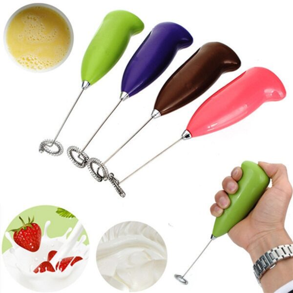 Stainless Steel Automatic Hand Held Electric Mixer Frother Mini Stirrer