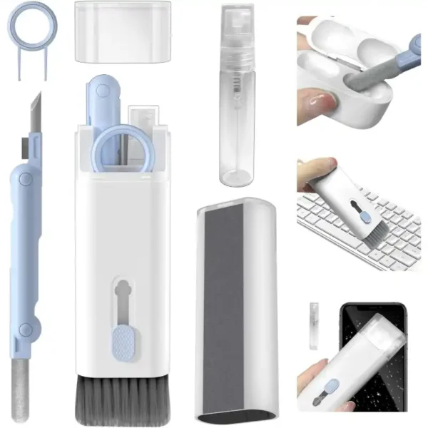 Mini Portable Multi-Functional 7 In 1 Cleaning Tool Kit For Keybaord, Mobile, Earbuds - Image 6