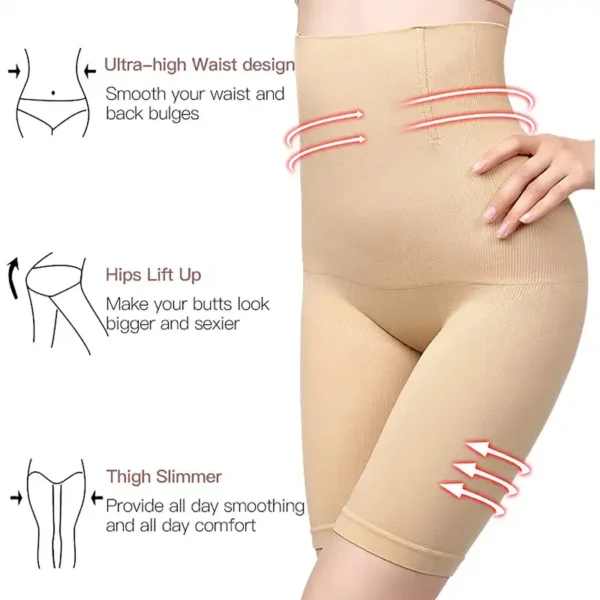 Women's High Waist Tummy & Thigh Slimming Body Shaper - Image 2