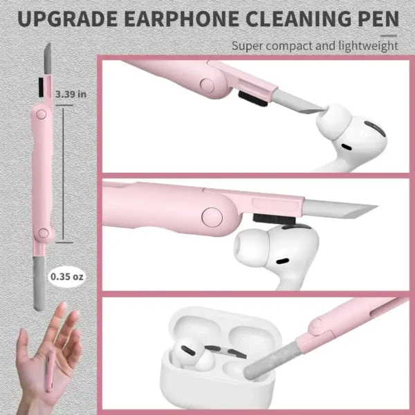 Mini Portable Multi-Functional 7 In 1 Cleaning Tool Kit For Keybaord, Mobile, Earbuds - Image 5