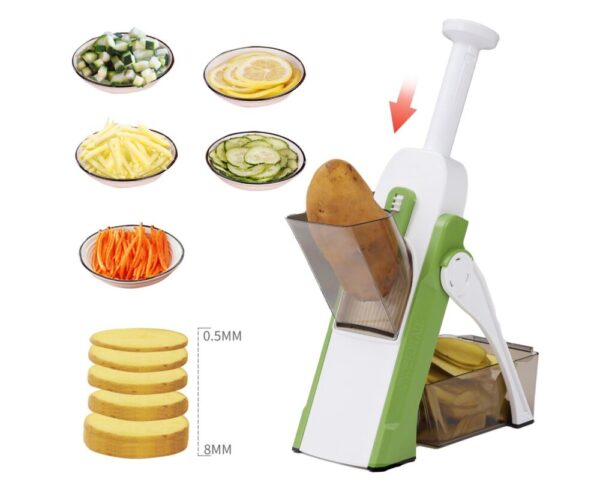 Multifunctional Vegetable Cutter Potato Fruit Peeler Carrot Grater Kitchen Basket