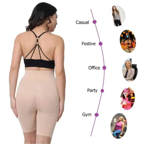 Women's High Waist Tummy & Thigh Slimming Body Shaper - Image 4