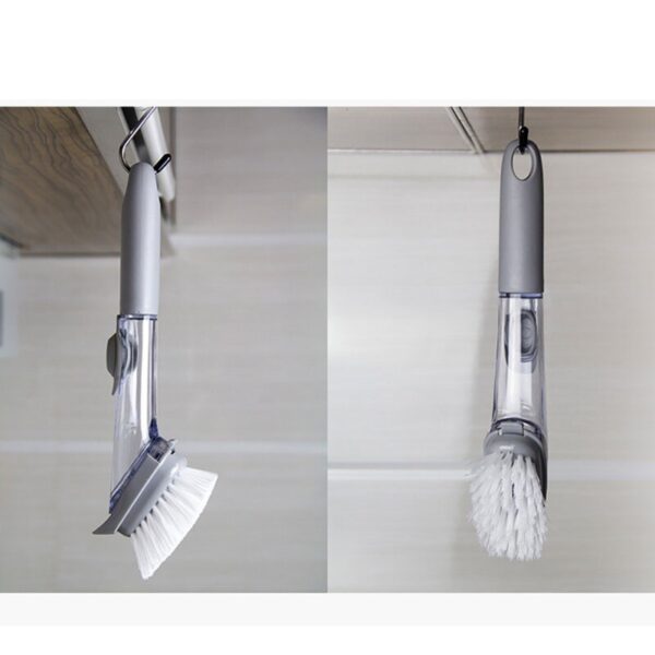 Handheld Cleaning Brush Kitchen Washing Tool With Sponge