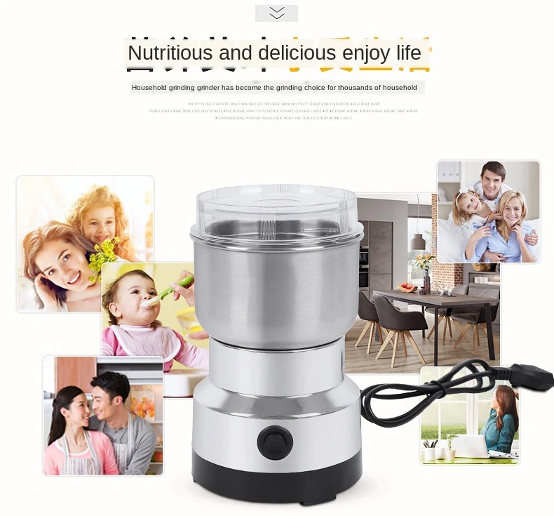 NIMA Electric Stainless Steel Spice Coffee Grain Herb Grinder Crusher Machine